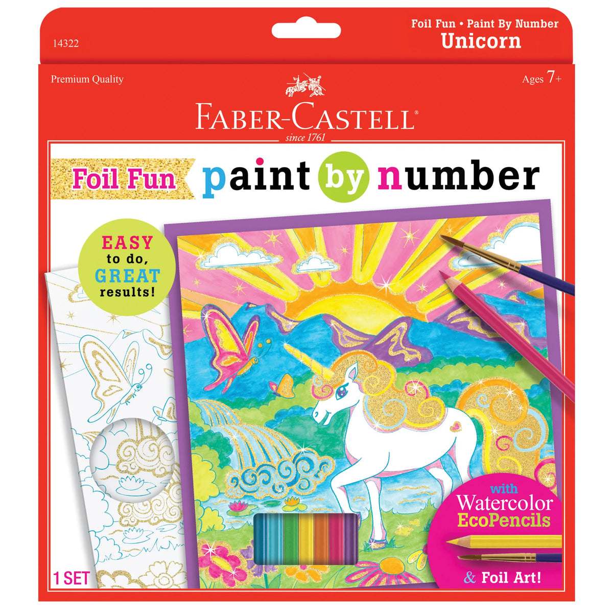 Unicorn Foil Fun PBN Unicorn Foil Fun PBN