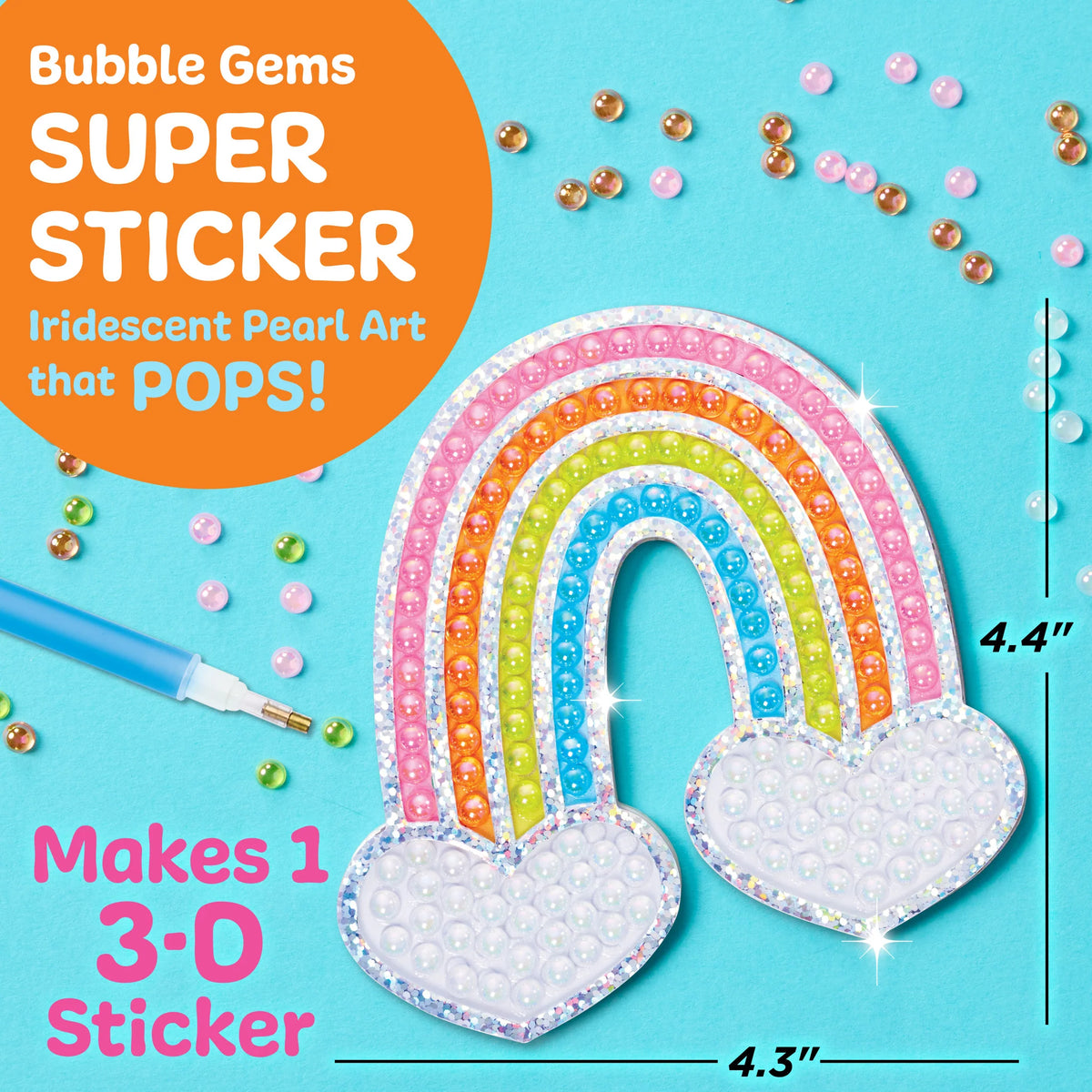 Bubble Gems: Super Sticker Rainbow – Toy Soup