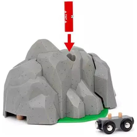 BRIO World - 36044 - Tunnel explosif | Jeu de train pour enfants à partir de 3 ans