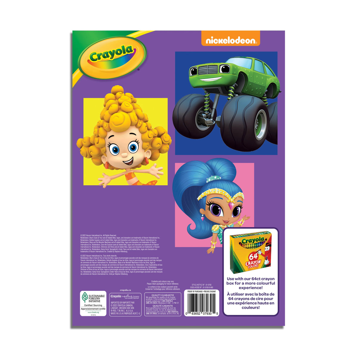 Crayola Nick Jr Colouring Book 48pgs – Toy Soup