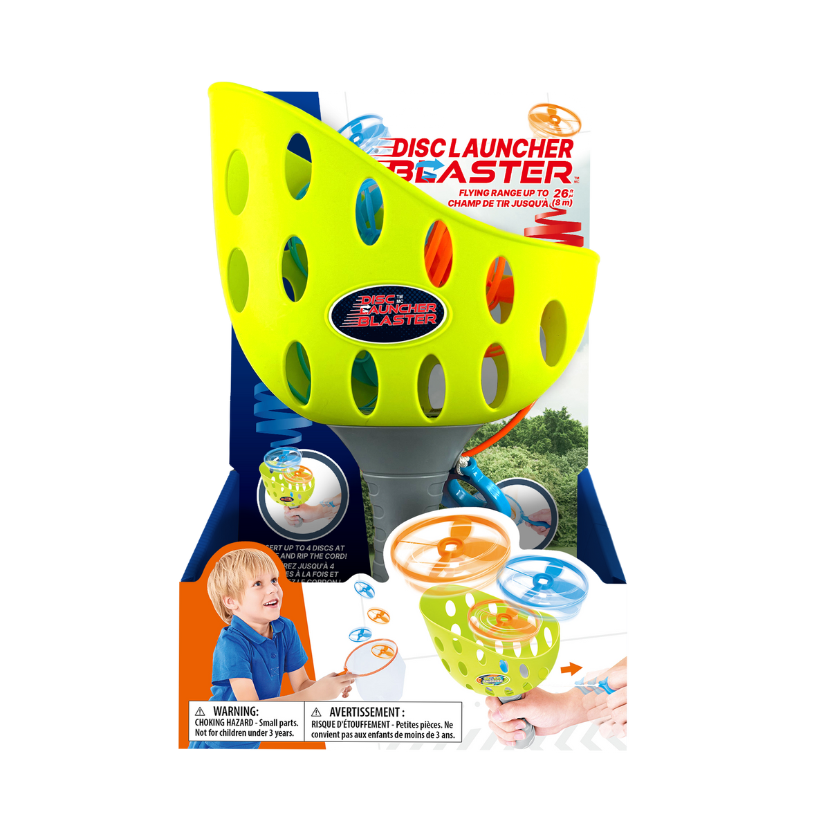 Disc Launcher Blaster w/Net and 12 Discs – Toy Soup