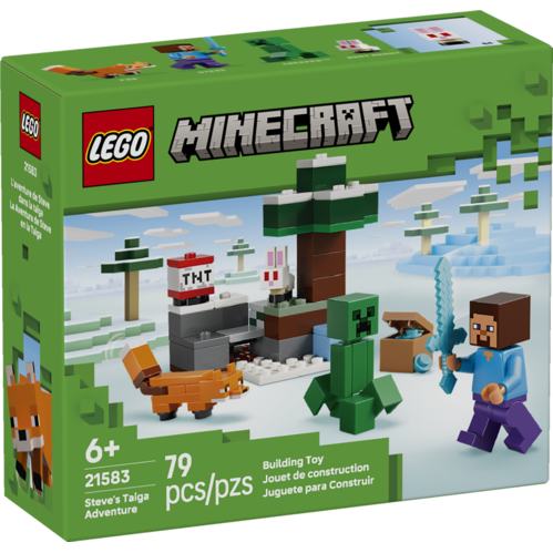 LEGO Minecraft Steve's Taiga Adventure 21583 – Toy Soup