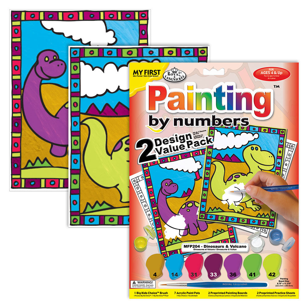 Royal & Langnickel Painting by numbers™ 13pc Trouble In The Garden Royal & Langnickel Painting by numbers™ 13pc Trouble In The Garden