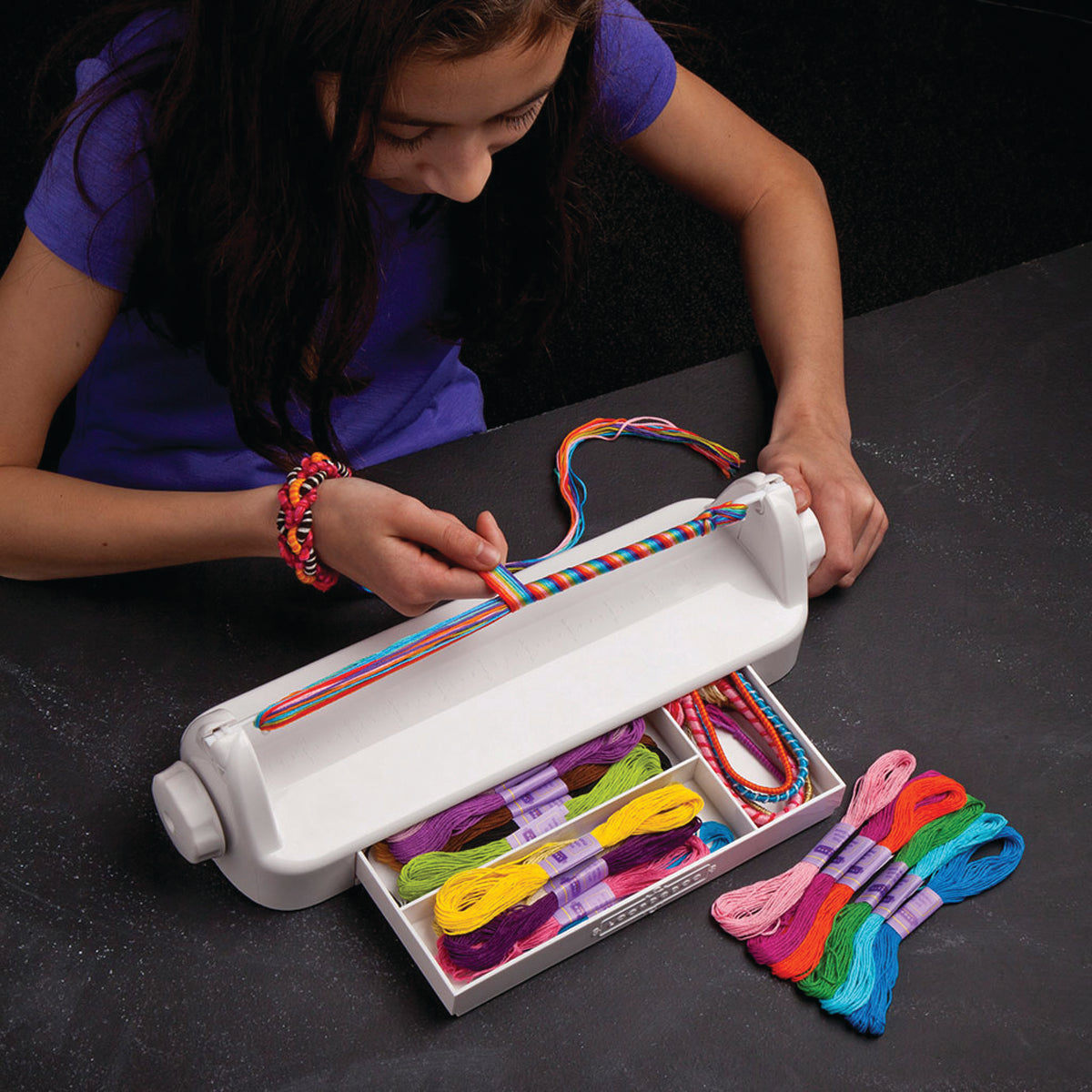 Friendship Bracelet Making Braiding Kit - 2 Colours