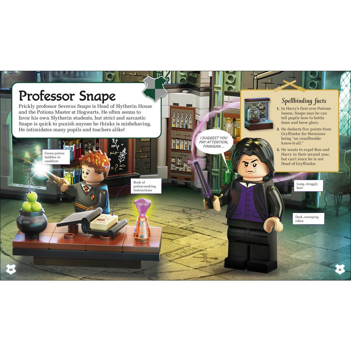 Lego Harry Potter A Spellbinding Guide To Hogwarts Houses - By