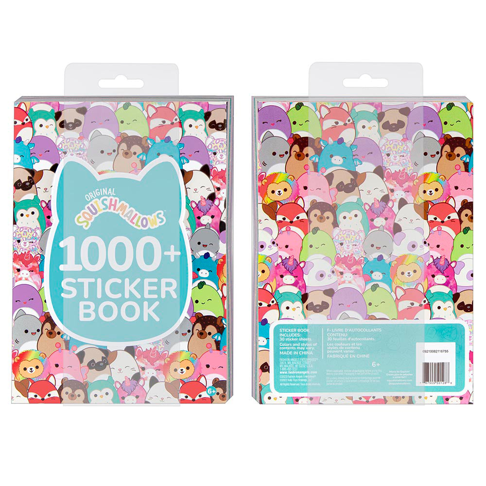 squishmallows 1000 sticker book