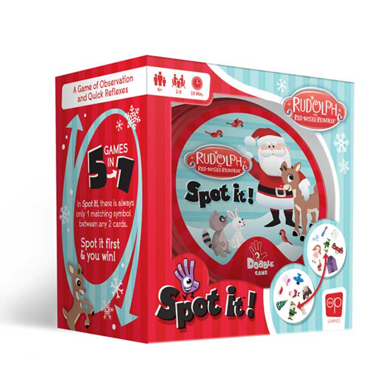 Spot It! Rudolph the Red Nosed Reindeer – Toy Soup